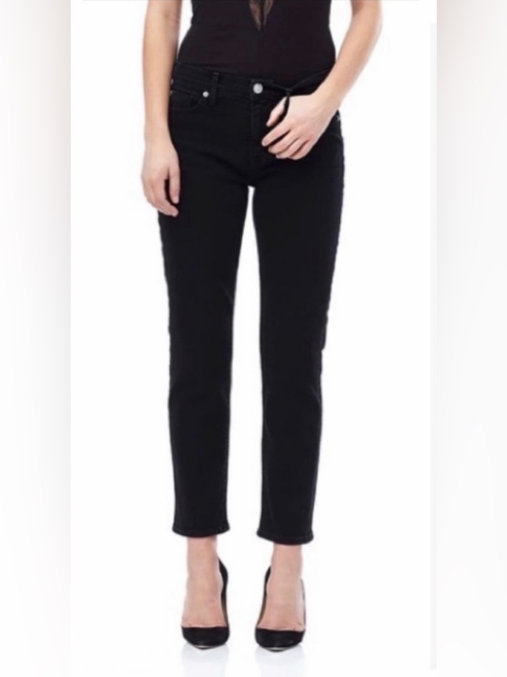 Hudson Zoeey High Rise Ankle Straight Size 30